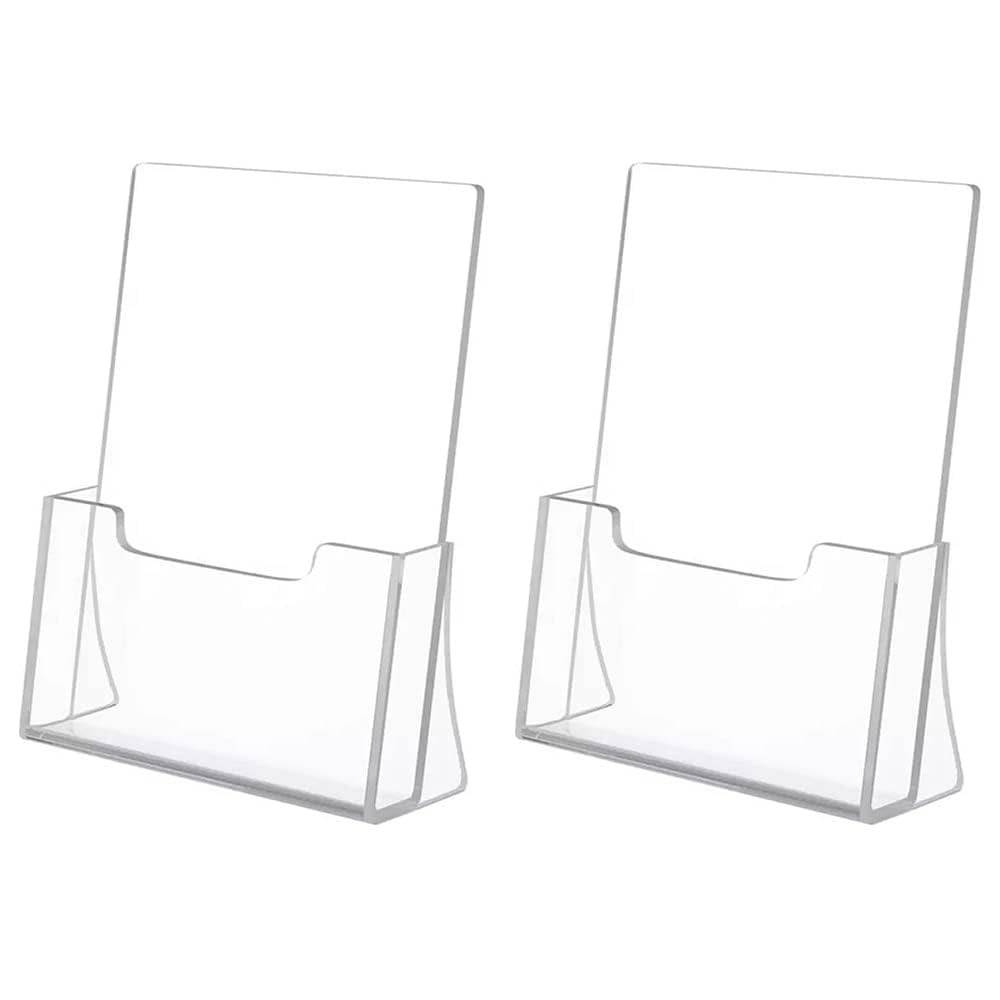 Amazon.co.jp: XMSSAA アクリル カタログ・POP広告スタンド 2個